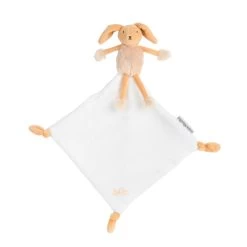 Pioupiou Et Merveilles - Les Doux Bidous - Valentin Le Lapin Doudou Mouchoir Beige 35 Cm