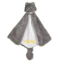 Happy Horse - Collin Le Crocodile - Doudou Plat Gris 25 Cm
