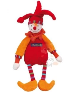Moulin Roty Dragobert Doudou Lutin Rouge Orange 20 Cm