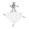 Pioupiou Et Merveilles - Les Doux Bidous - Oscar Le Chat Doudou Mouchoir Gris 35 Cm