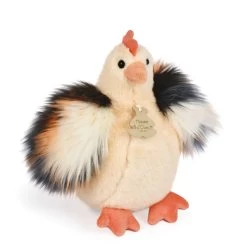Histoire D'ours - La Ferme - Peluche Poule Beige 20 Cm