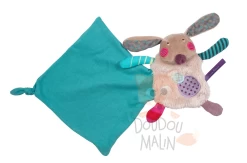 Moulin Roty Les Jolis Pas Beaux Doudou Mouchoir Lapin 20 Cm-