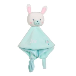 Gipsy Les Petits Féeriques Doudou Plat Lapin Vert 24 Cm