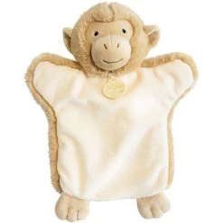 Doudou Et Compagnie - Marionnette Singe Beige 25 Cm