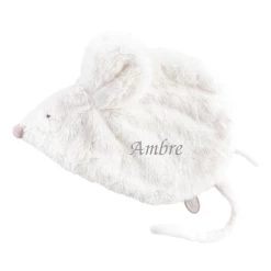 Dimpel - Maude La Souris - Doudou Blanc 30 Cm