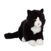 Gipsy Peluche Chat Mimiz Noir Et Blanc 30 Cm