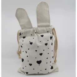 Sac à Doudou - Mon Coeur - Coton - 20 X 23 Cm