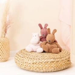 Nattou - Susie Et Bonnie - Peluche Lapin éponge Marron Rouille 30 Cm -Bébé Doux Soldes susie20et20bonnie2020peluche20lapin20eponge20marron20rouille203020cm 3