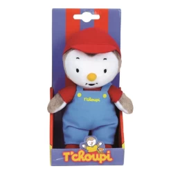 T'choupi Peluche Boîte Cadeau Casquette 20 Cm